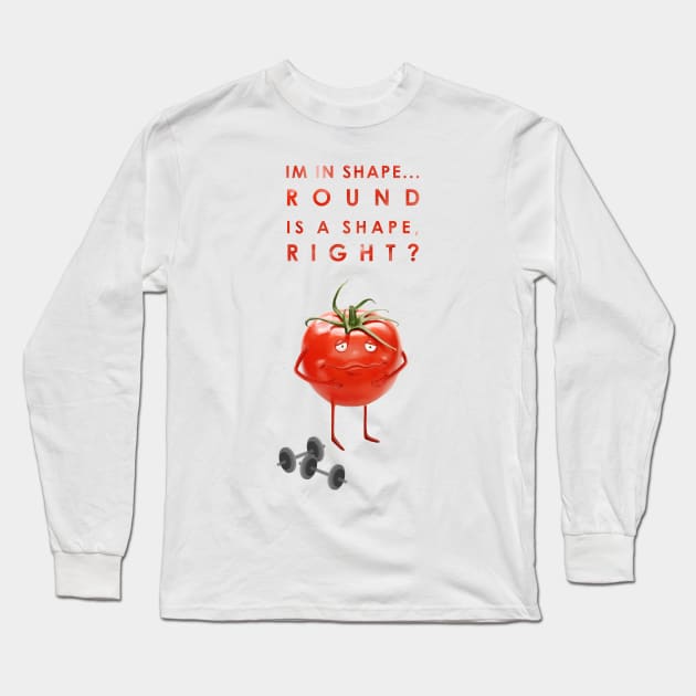 Fitness Fruit 01 Long Sleeve T-Shirt by ChrisNygaard